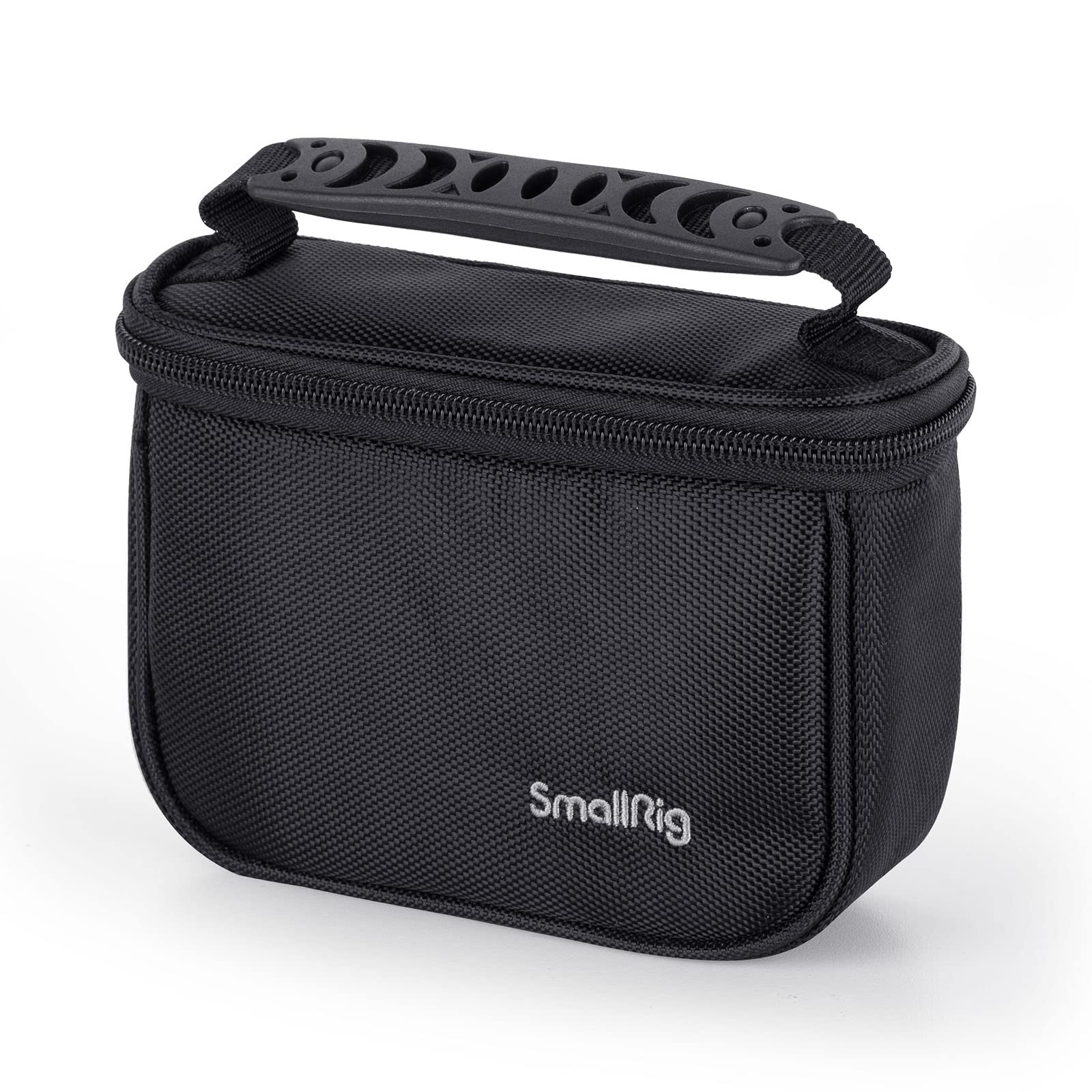 SMALLRIG Camera Storage Bag, Camera Protective Carrying Case, Nylon Handbag Storage Box with Breathable Mesh, Double Zip Design (Black) - 3704