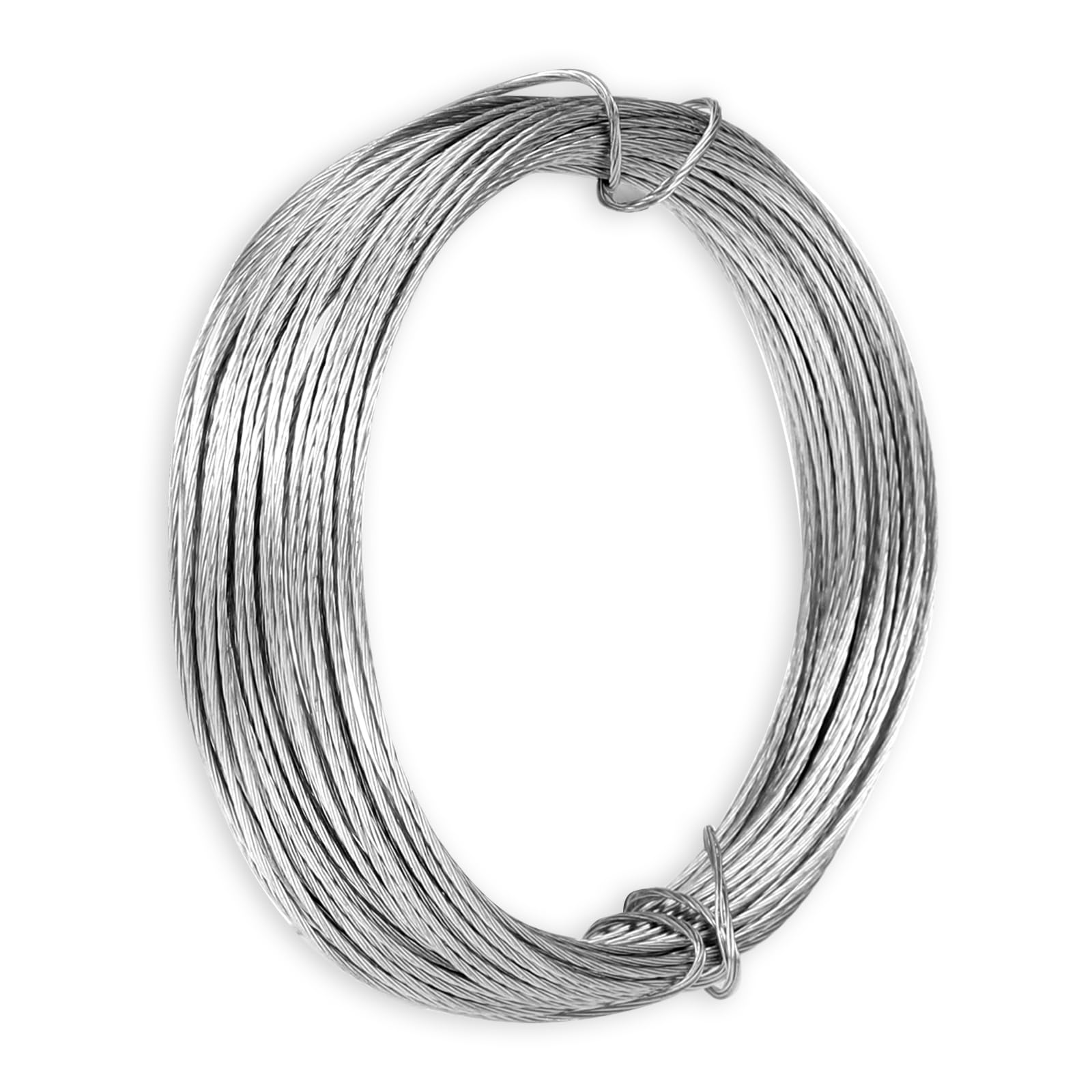 Heavy Duty Metal Hanging Wire - 98 Feet (30m), 0.7mm/0.03inch Gauge, for Photo Frame, Mirror, Artwork, Clock