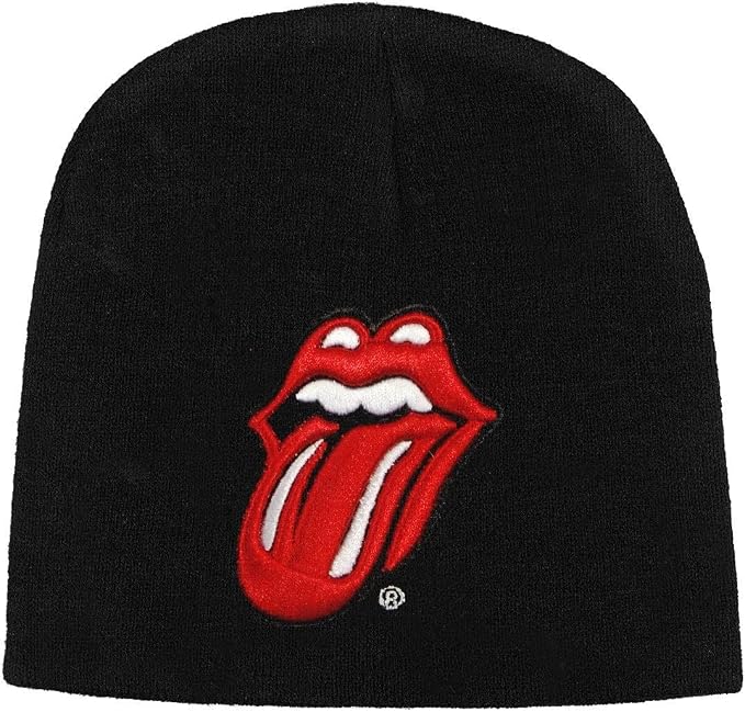 Guitar Embroidered Beanie Hat - Acrylic Skully Cap For Men & Women, One Size Fits Most
