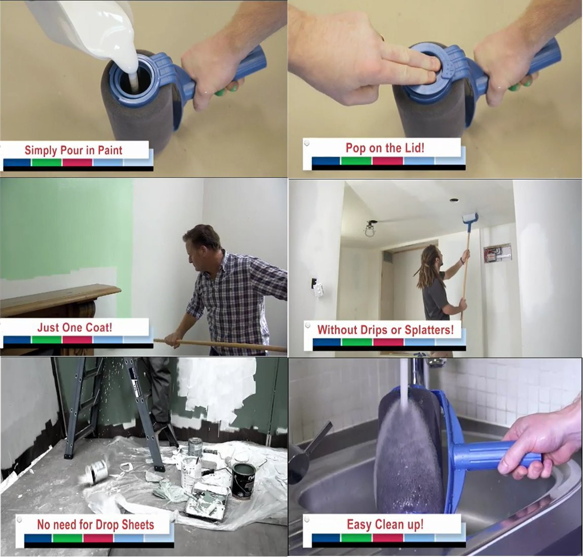 Paint Runner Pro by Renovator No Prep, No Mess. Simply