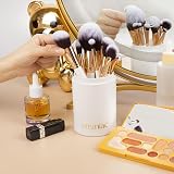 OMANIAC Professional 12Pcs Makeup Brush Set with Pearl Handles & Case view 2