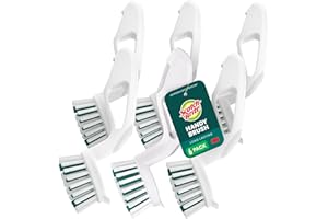 Scotch-Brite Little Handy Scrubber, Small and Versatile Cleaning Tool with Long Lasting Bristles, 6-Scrubbers Total