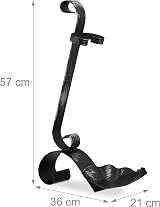 Relaxdays Steel Fireplace Companion Set 4 Piece Fire Irons Shovel Broom Poker view 3