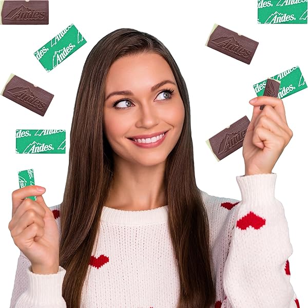 CHOCOLATE THIN MINTS, RECTANGULAR CHOCOLATE SANDWICH MINT CANDIES, MINT CANDIES, AFTER DINNER MINTS, BUTTER MINT CANDY, FAT-FREE, INDIVIDUALLY WRAPPED (1 POUND)
