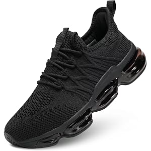 CHRXEE Mens Air Cushion Running Shoes Breathable Workout Casual Walking Sneakers Basketball Fashion Tennis Gym Sport Trainers