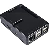 SunFounder Black ABS Cases for Raspberry Pi 3 Model B+ 3B 2B B