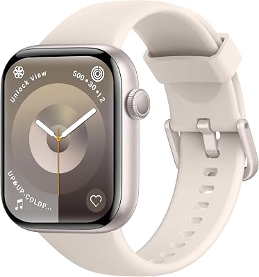 Smartwatch Uomo Donna, 1.85" Orologio Smartwatch con Effettua/Risposta Chiamate, 113 Sportive Smart Watch con Contapassi/SpO2/Sonno/Cardiofrequenzimetro, Impermeabil IP68 per iOS Android
