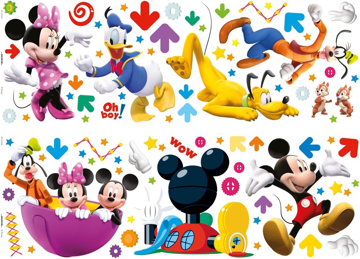 disney decofun mickey mouse clubhouse wall stickers amazoncouk