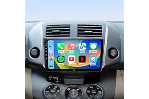 RUICAR for Toyota RAV4 Car Radio Stereo 5G WiFi 2006 2007 2008 2009 2010 2011,10.2 Inch IPS HD Touch Screen Car Radio Wireless CarPlay Android Auto, GPS FM/SWC Bluetooth 1080P Backup Camera (2G+64G)