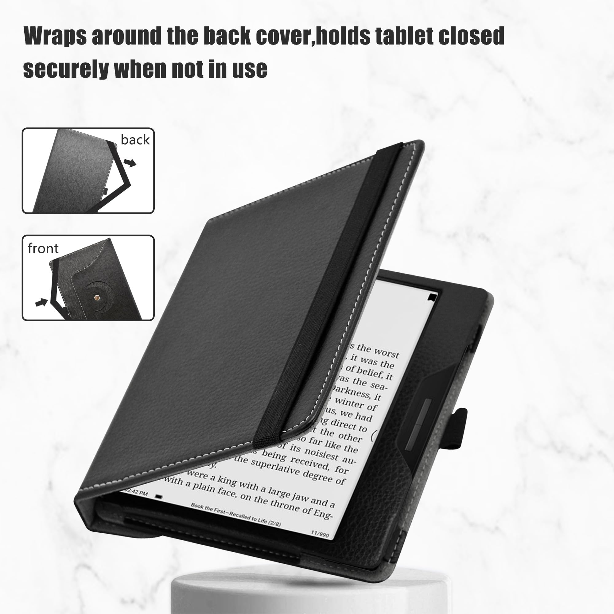 LiuShan 360° Rotation Stand PU Cover for 7