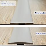 Zayejod PVC Floor Transition Strip 2mm Thick 5cm Wide 2M Grey Self Adhesive view 3