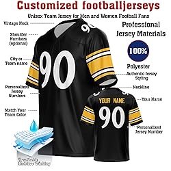 Custom Football Jersey Personalized Rugby