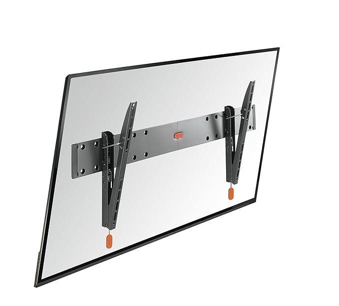 Vogel's BASE 15 L TV-Wandhalterung für 102-165 cm (40-65 Zoll) Fernseher, neigbar, max. 45 kg, Vesa max. 800 x 400, schwarz