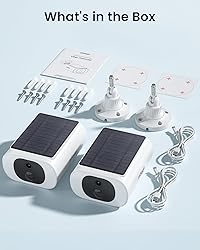 ieGeek Solar Camera Outdoor Wireless, 2K Outside
