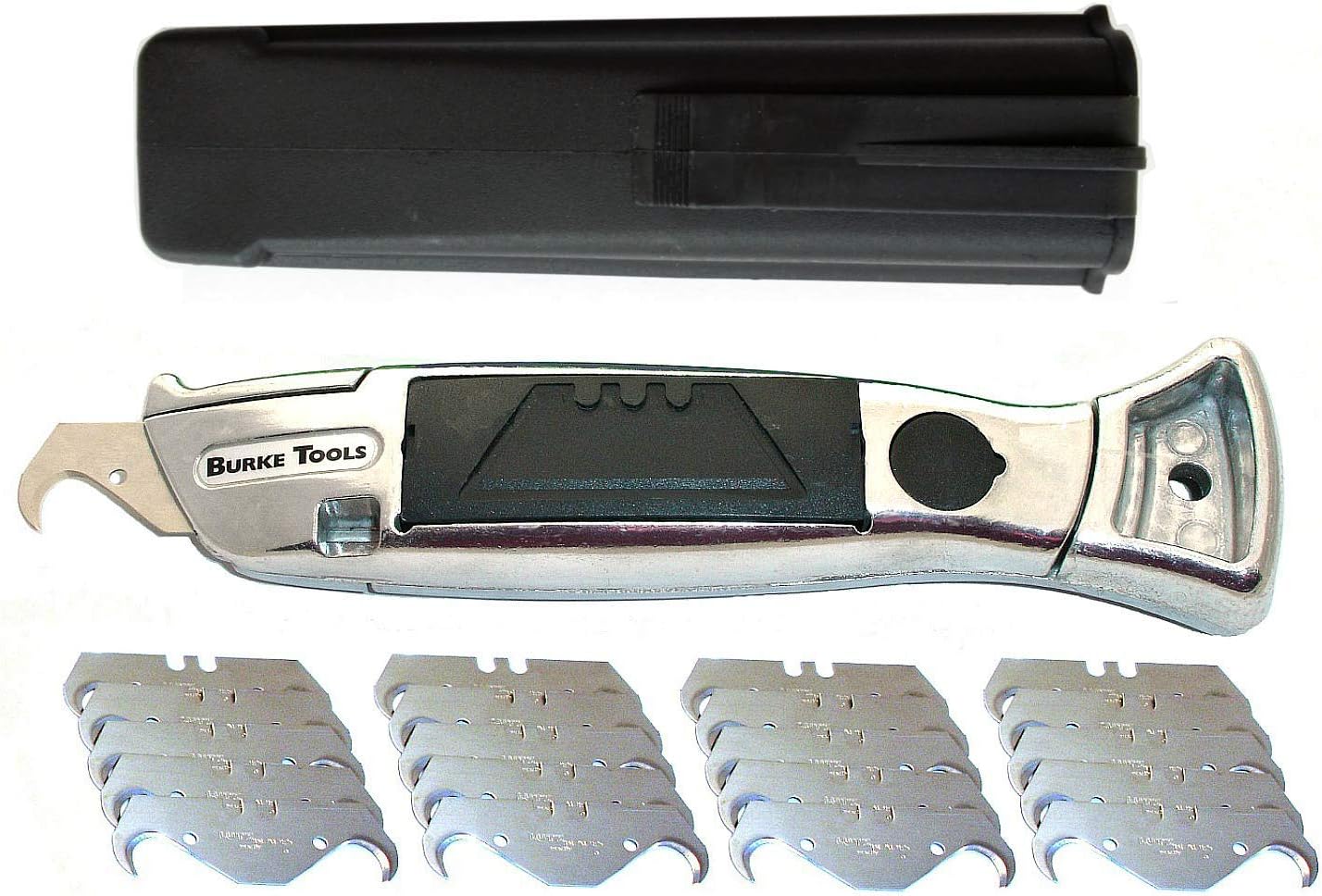 Amazon Com Silver Knife With German Deep Hook Blades And Holster Office Products