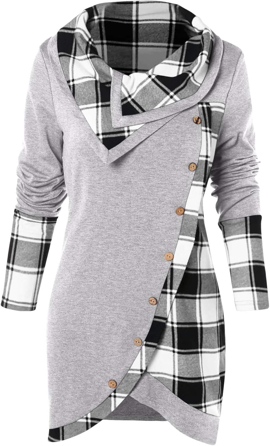 white tunic sweatshirt