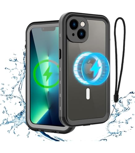 Magnetic Waterproof Case For IPhone 16, Built-in Screen Protector[IP68 Underwater][Upgrade Military Dropproof][Compatible With MagSafe] Full Body Shockproof Translucent Phone Cover - Walmart Supplies