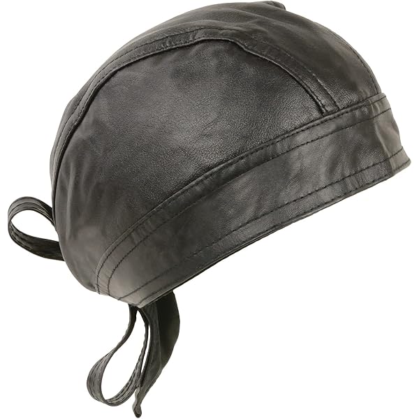 Amazon.com: Allstate Leather Unisex Adult AL3229 Biker cap
