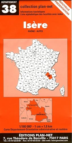 Download Carte routière : Isère PDF