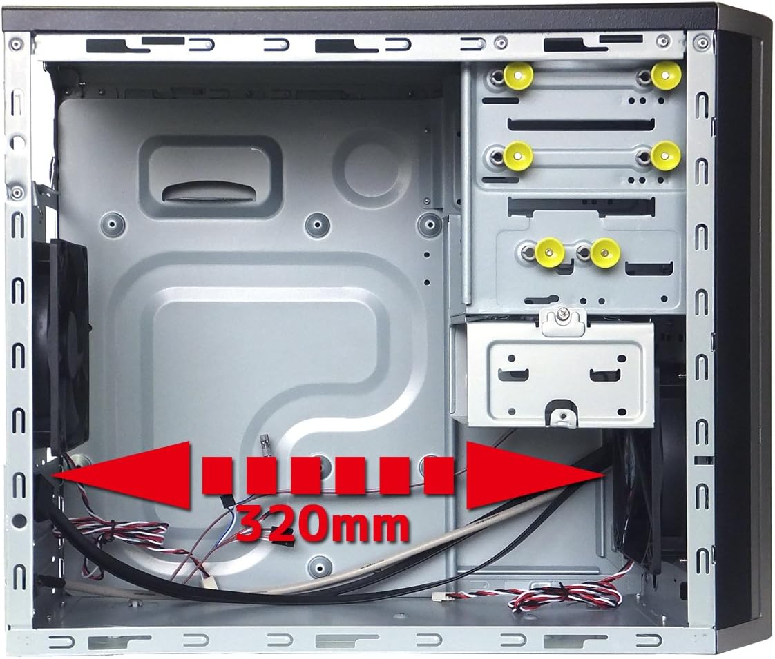 Amazon Inwin インウィン Pcケース Iw Em035 Usb3 0 E Microatx対応ミニタワーケース H350 X W190 X D402mm Black 電源なし インウィン Pcケース 通販