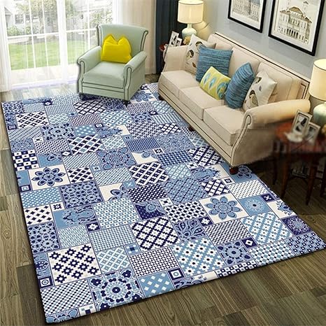 Amazon 洗えるラグ ラグマット 北欧 エスニック カーペット 滑り止め ホットカーペット対応 玄関 キッチン リビング フロアマット 絨毯 防音 吸水 2畳 3畳 オールシーズン ラグ カーペット オンライン通販