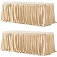 Amazon.com: Wish Care 2 Pack Champagne Rectangle Table Clothes for 6 ...