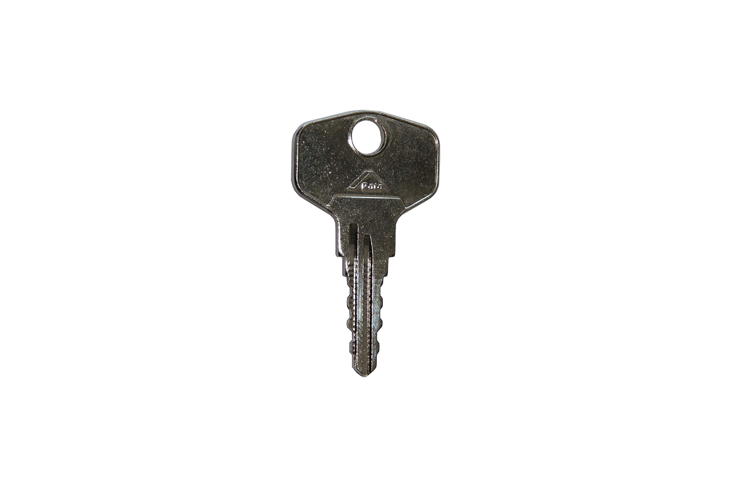 Roto TS4071 Original Key 1G1 Large 44 mm for Lockable Handles Rotoline, Silver, 44 mm — image 1