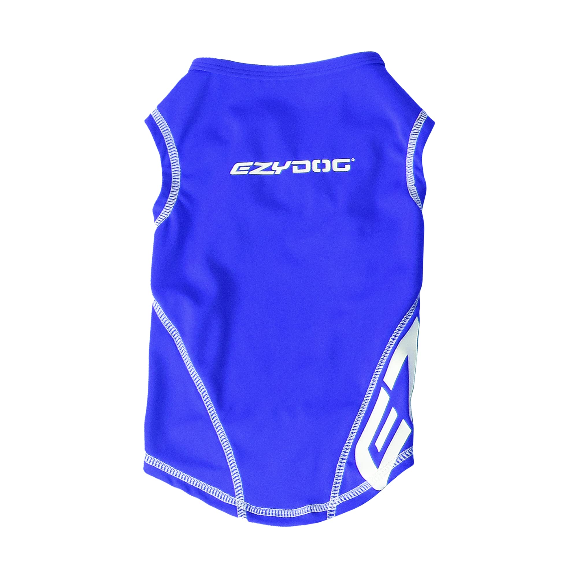 EZYDOG Rashie Dog Weather Vest | Cooling Vest, 50+ UV Protection, Lightweight, Spring, Summer, Fast Drying, Stretch-to-Fit, Odour Resistant, High Visibility (Blue, XS)