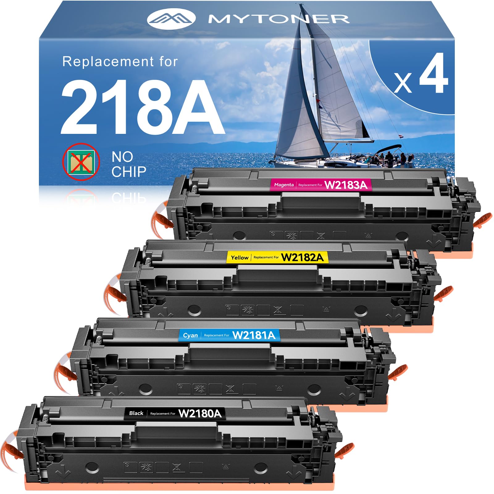 Photo 1 of MYTONER Compatible Toner Cartridges Replacement for HP Toner