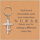 PRCOLUX Nurse Gifts for Women Nurse Keychain as Nursing Practitioner Gifts for Women Christmas Graduation Nurses Week Gift