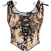 Scarlet Darkness Women Renaissance Corset Pirate Bustier Top Bodice Bodyshaper