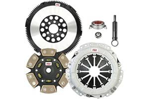 ClutchMaxPRO Performance Stage 3 Clutch Kit with Chromoly Flywheel Compatible with 2000-2005 Toyota Celica 2005-2006 Corolla 2003-2008 Matrix 2003-2006 Pontiac Vibe (CP16080HDCLSF-ST3)