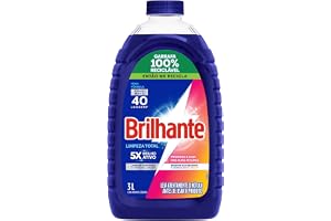 Brilhante Limpeza Total - Lava Roupas Líquido 3L