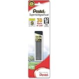Pentel Super Hi-Polymer Lead Refill 0.5mm Fine, HB, 30 Pieces of Lead (C15BPHB-K6)