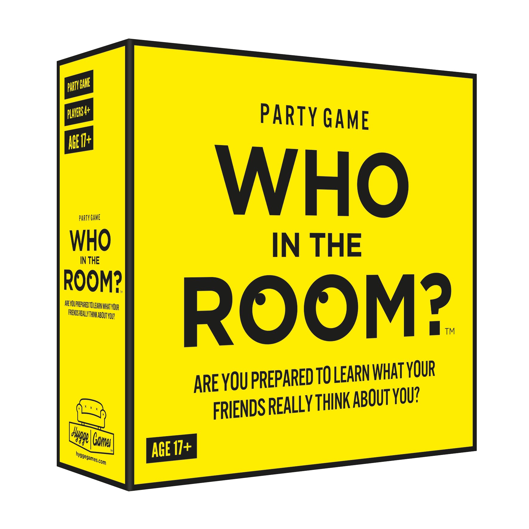 Who in the room? 21033 "Are You Prepared to Learn What Your Friends Really Think About You? Card Game