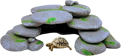 M2cbridge Pebble Arch Reptile Cave Hideout Ledge 3in H 9in L 5in W