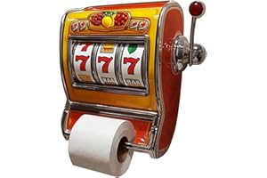 Slot Machine Toilet Roll Holder, Novelty Toilet Roll Holder, Retro Arcade-Style Fun Slot Machine Toilet Paper Holders, Hilari