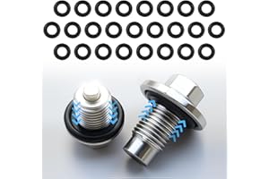 25PCS M12 Crush Washer for Oil Drain Plug Gasket,Sealing Oil Drain Plug Washer Replace OEM#12616850/323429,Oils Plugs Gasket 