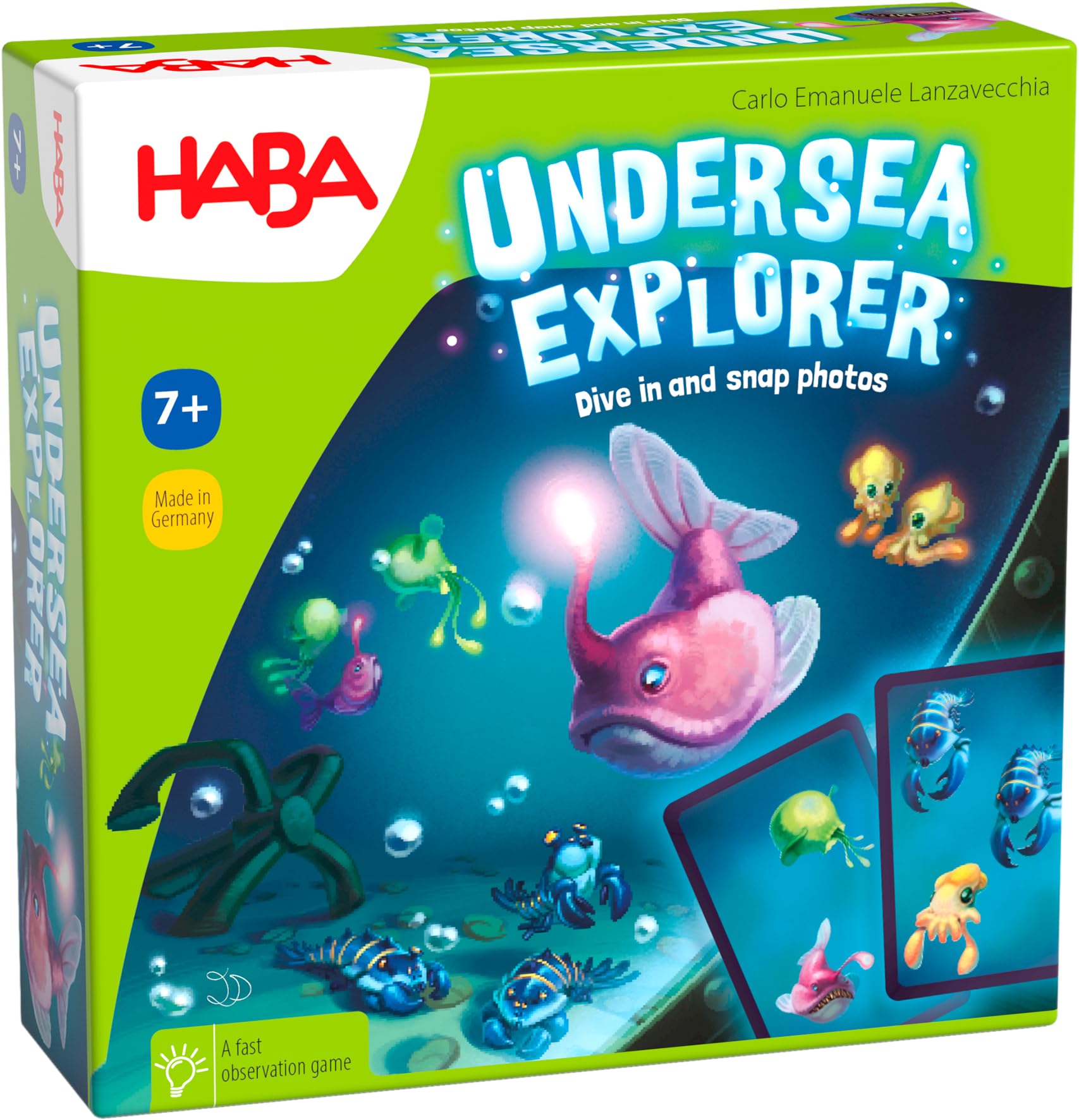 HABA 307018 Undersea Explorer- A Fast Observation Game for 2-5 players - Ages 7 and Up (Made in Germany)