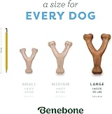 Benebone Wishbone Durable Duck Flavor Dog Chew Toy Large USA Made view 5
