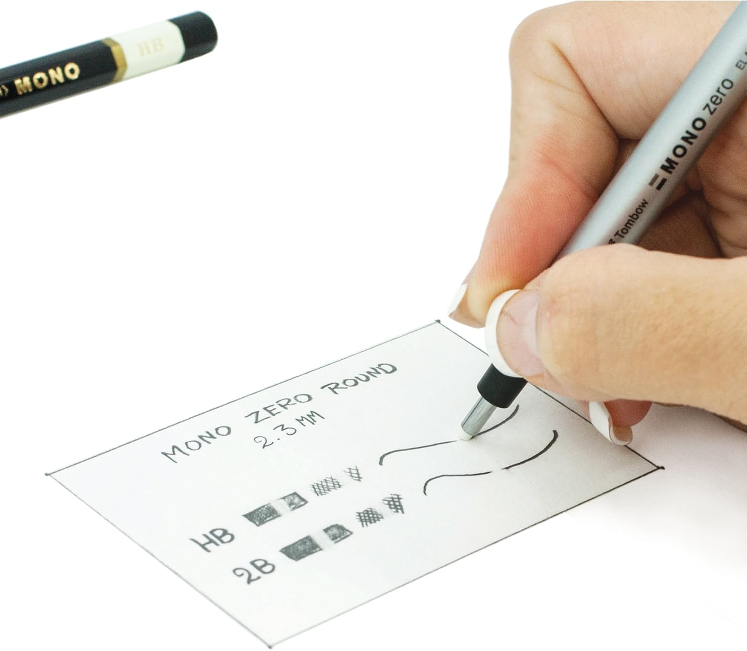 Tombow 61002 MONO Drawing Pencil Set, Combo 6-Pack. Professional Quality Graphite Pencil Set with Precision Zero Eraser : Artists Pencils : Office Products