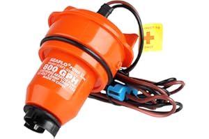 SEAFLO 12V 800 GPH Bilge/Livewell/Baitwell Pump Replacement Cartridge Motor – Fits SEAFLO Models: SFBP1-G800-03, SFBP1-G800-04 & SFBP1-G800-05, Quick-Click Installation, 4-Year Warranty