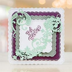3 Sets Lace Frame Metal Cutting Dies for Card
