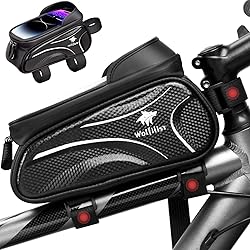 WOLFILIST Bike Bag - Waterproof Bike Frame Bag with