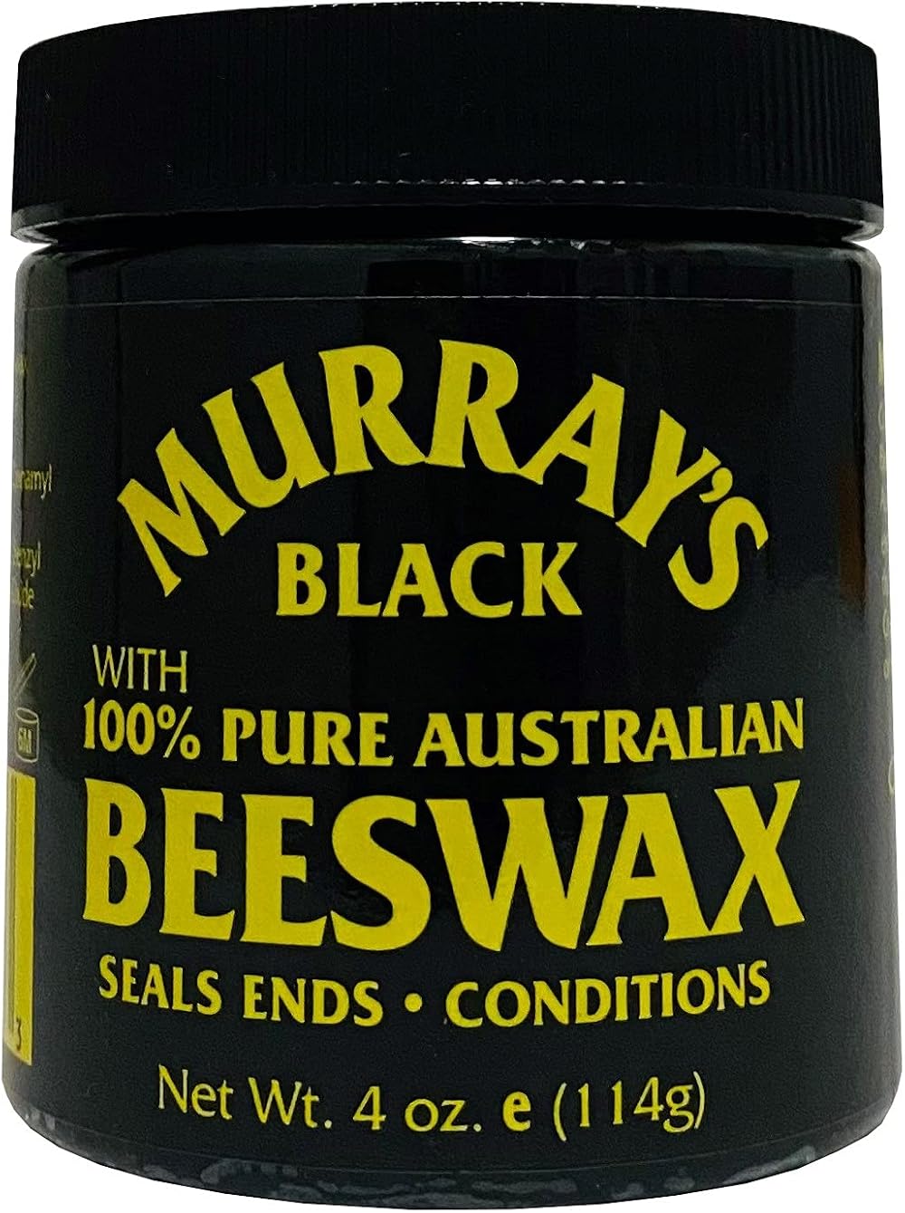 Murray's Black Beeswax 3.5 oz Jar Pack of 3