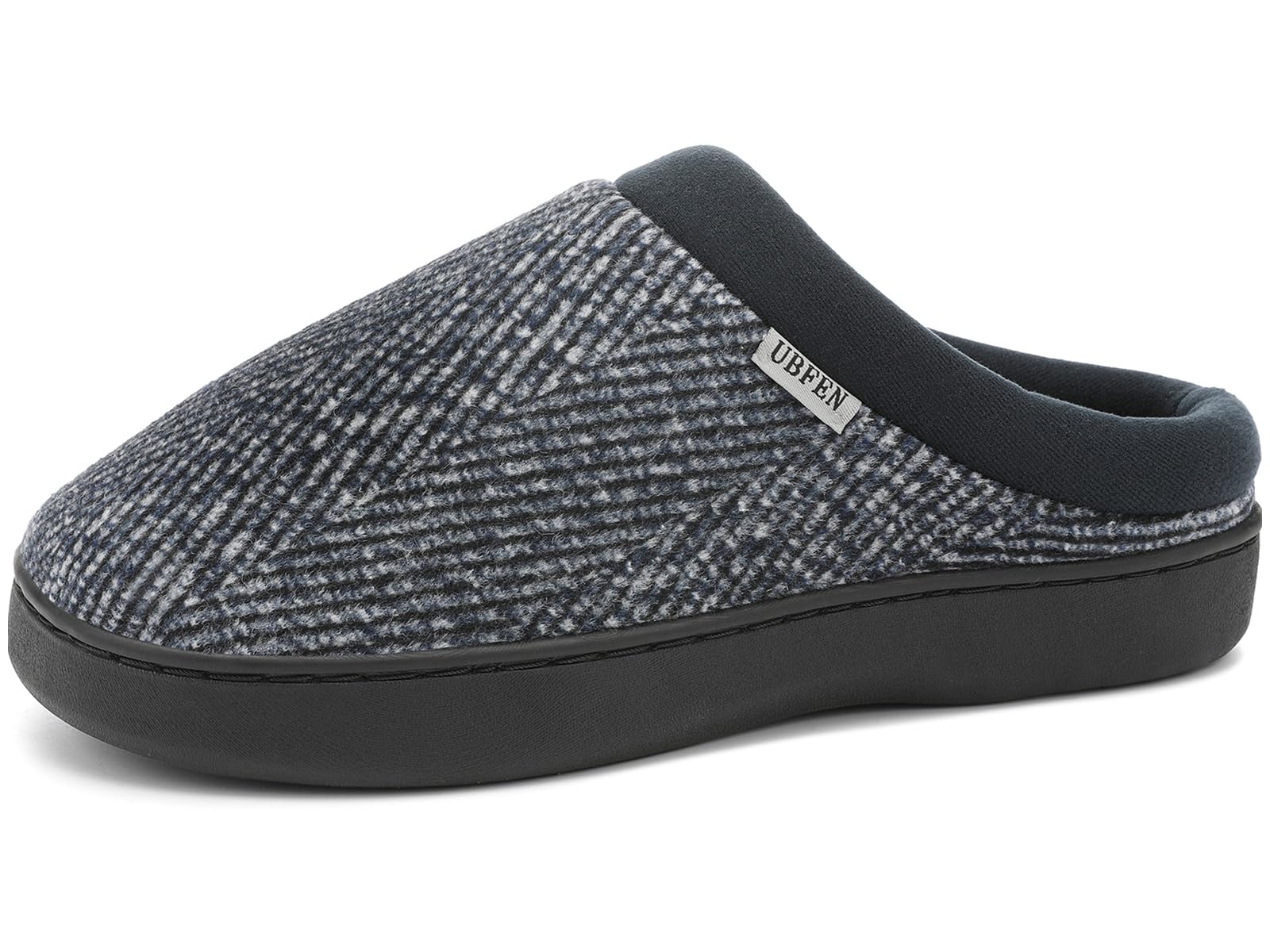 UBFEN Mens Slippers for Indoor Bedroom Memory Foam