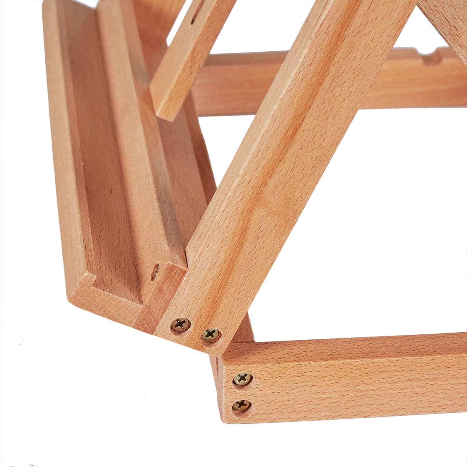 MEEDEN Heavy-Duty H-Frame Tabletop Easel- Adjustable Wooden Studio Desktop Easel for Painting - Image 5