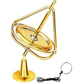 Gyroscope,Anti-Gravity Spinner Toys,Long-Lasting Spin,Physics Toys,Precision Gyroscope,Metal Anti-Gravity Spinning Top Balance Toy,Educational Gift, Premium Fidget Toy