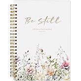 Ecezatik PSALM 46 Be Still and Know That I am God Christian Notebook Journal - Christian Gifts for Women, Bible Journal Notebooks for Note Taking, Bible Journaling Notebook, Spiral Notebook 5.5x8.3