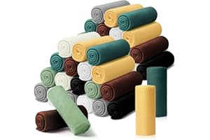 Kinlop Fleece Blanket Bulk 60 x 50 Inch Soft Lightweight Fleece Cozy Blanket Warm Throw Plush Pet Throw for Bed Couch Sofa Home Office Wedding Gifts Travel Camping(Delicate Color,40 Packs)